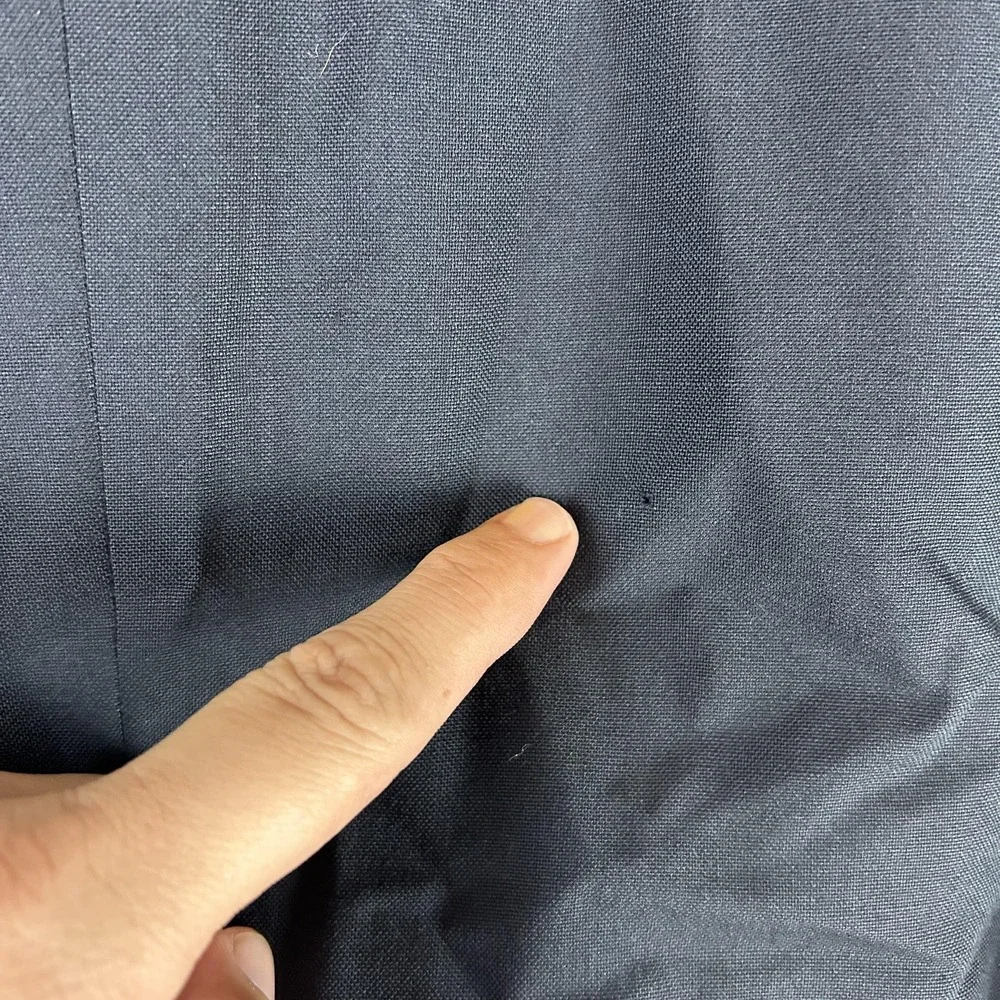 Brooks Brothers Blazer Mens‎ 46R Navy 100% Wool Two Button Sport Coat USA